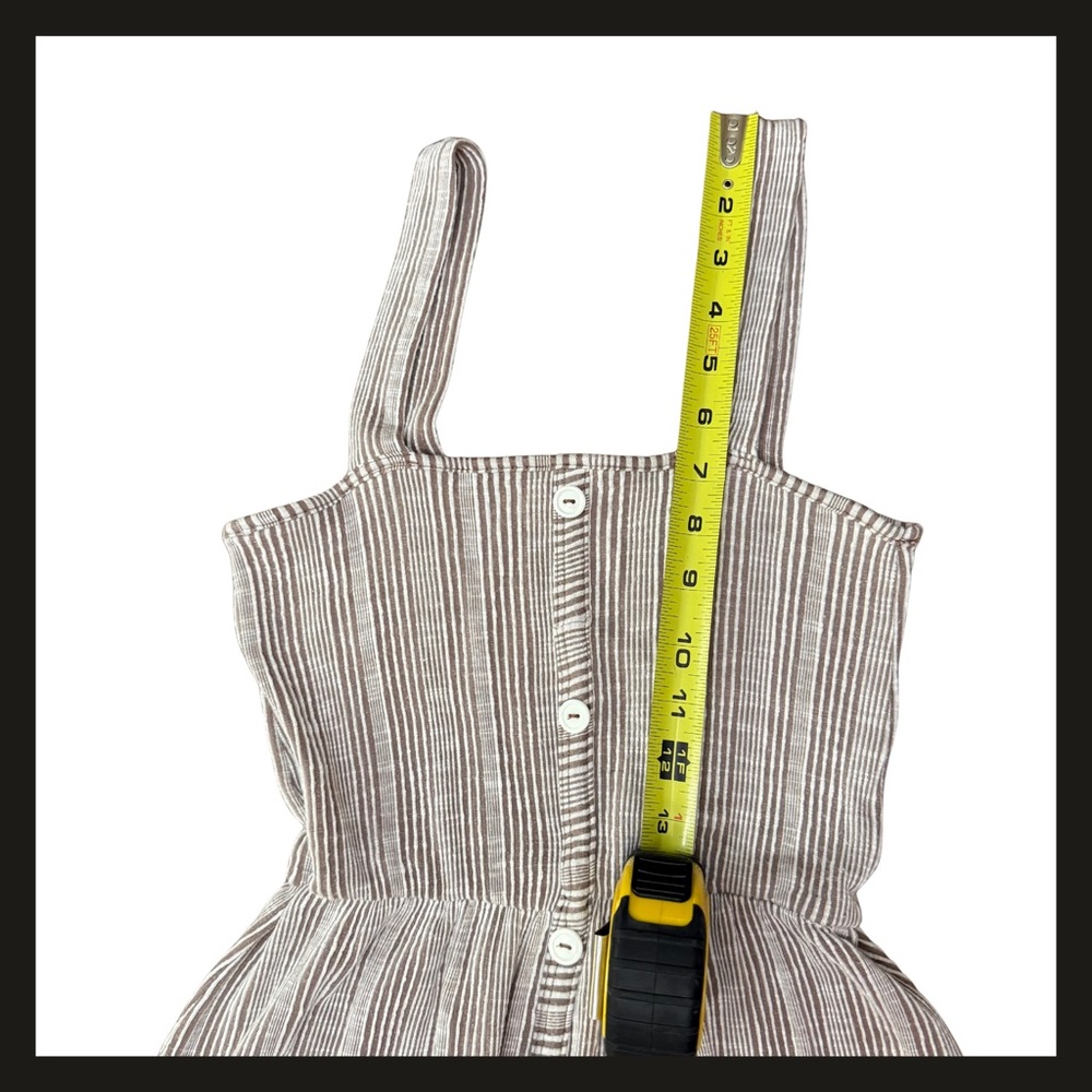 Caution to the Wind Striped Button Front Tiered Midi Sundress Women’s Small EUC - Picture 7 of 11